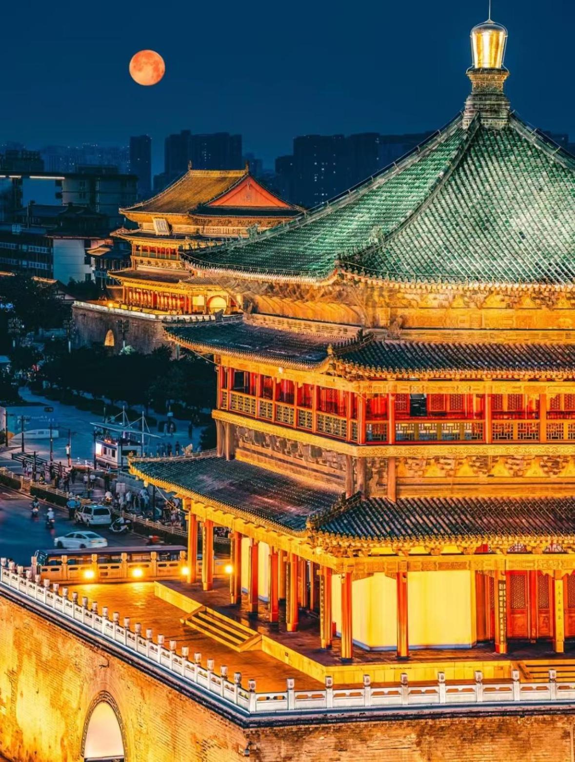 Honglu Garden Hotel Xi'An Bell And Drum Tower Huimin Street Store Kültér fotó